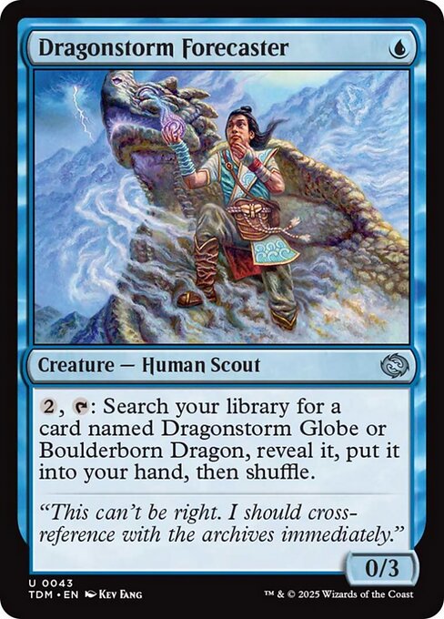 Dragonstorm Forecaster - Tarkir: Dragonstorm Uncommon Card