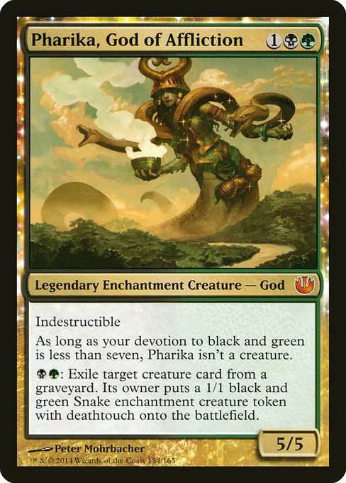 Pharika, God of Affliction - Journey into Nyx Mythic Card