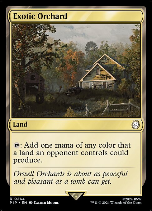 Exotic Orchard - Fallout Rare Card