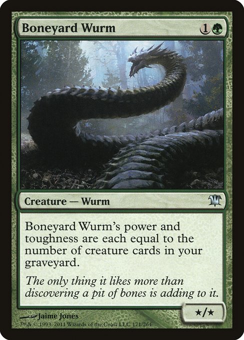 Boneyard Wurm - Innistrad Uncommon Card