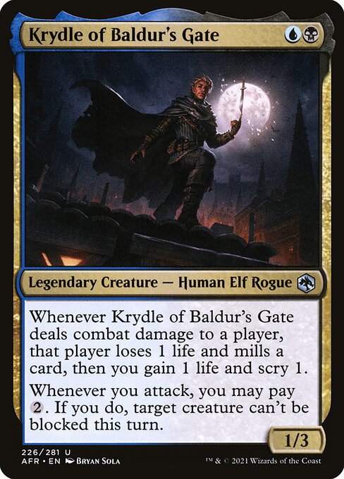 Krydle of Baldur's Gate - Adventures in the Forgotten Realms Uncommon Card