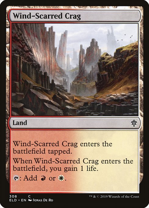 Wind-Scarred Crag - Throne of Eldraine Common Card