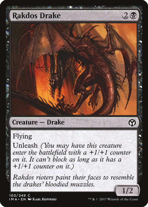 Rakdos Drake - Iconic Masters Common Card