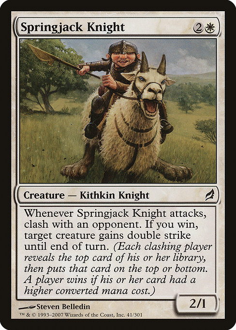 Springjack Knight - Lorwyn Common Card