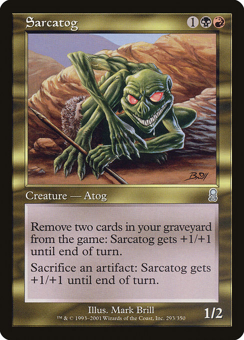 Sarcatog - Odyssey Uncommon Card