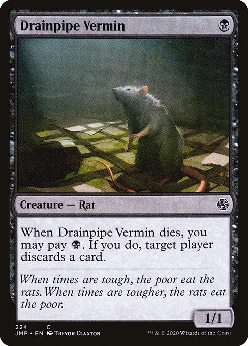 Drainpipe Vermin - Jumpstart Common Card