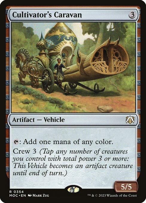 Cultivator's Caravan - March of the Machine Commander Rare Card