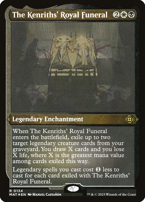 The Kenriths' Royal Funeral - March of the Machine: The Aftermath Rare Card