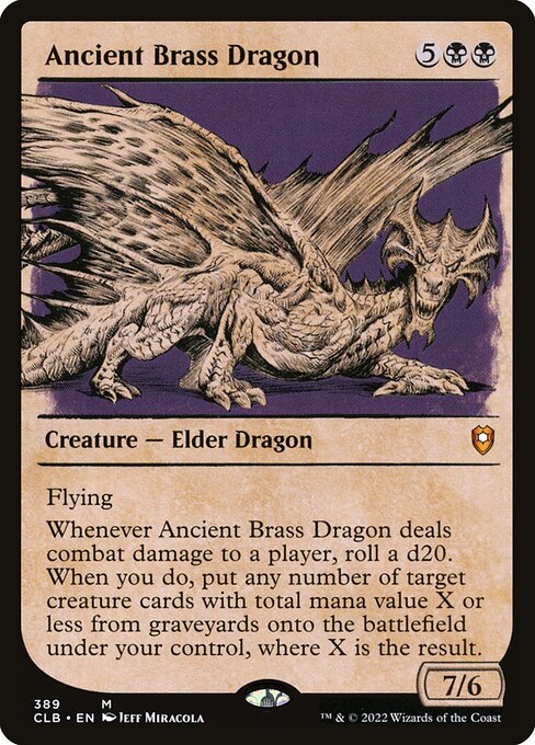 Ancient Brass Dragon - Commander Legends: Battle for Baldur's Gate Mythic Card