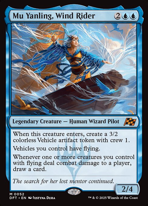 Mu Yanling, Wind Rider - Aetherdrift Mythic Card