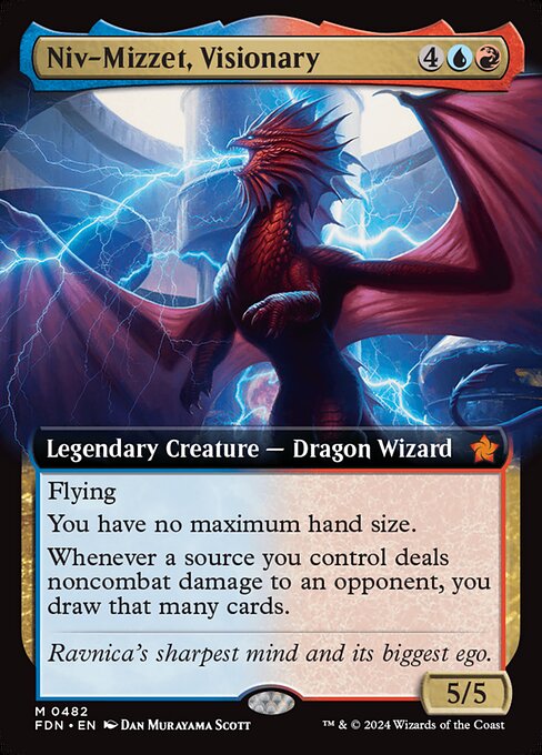 Niv-Mizzet, Visionary - Foundations Mythic Card