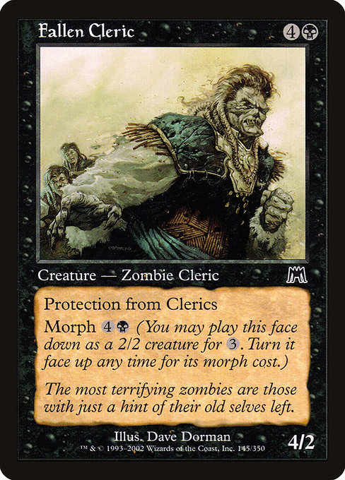 Fallen Cleric - Onslaught Common Card