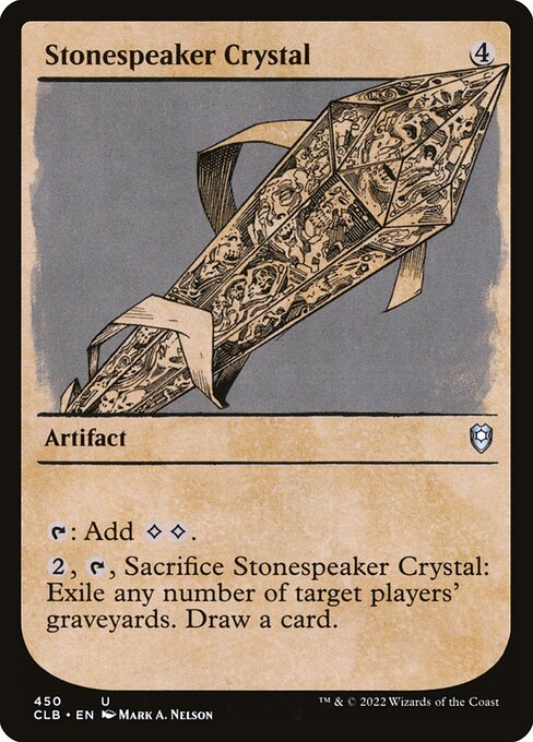 Stonespeaker Crystal - Commander Legends: Battle for Baldur's Gate Uncommon Card
