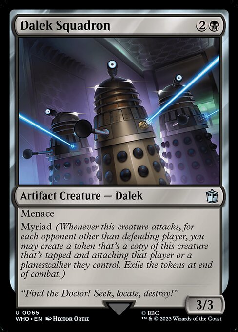 Dalek Squadron - Doctor Who Uncommon Card