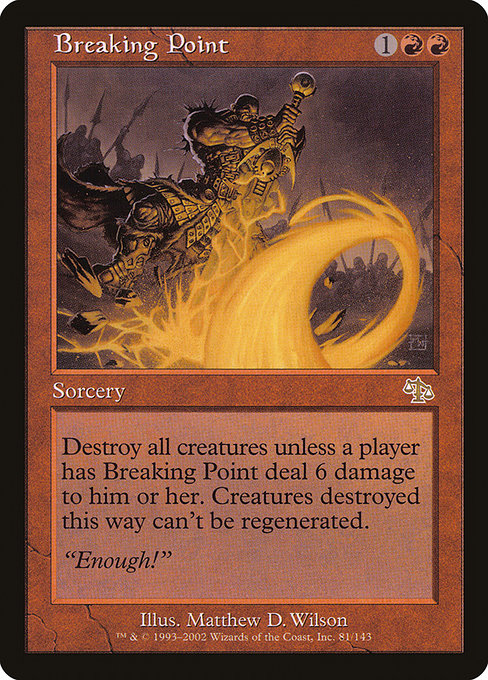 Breaking Point - Judgment Rare Card