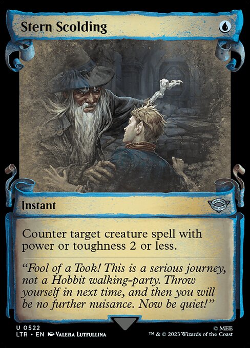 Stern Scolding - The Lord of the Rings: Tales of Middle-earth Uncommon Card