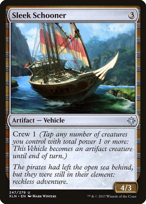 Sleek Schooner - Ixalan Uncommon Card