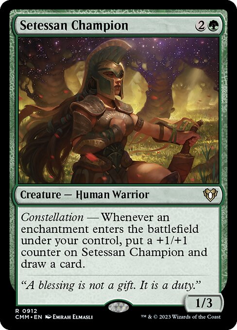 Setessan Champion - Commander Masters Rare Card