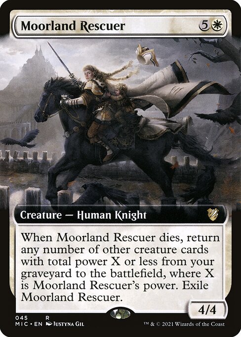 Moorland Rescuer - Midnight Hunt Commander Rare Card