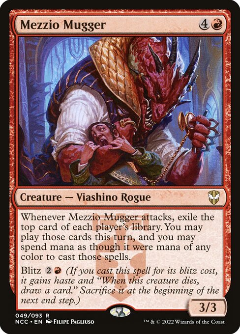 Mezzio Mugger - New Capenna Commander Rare Card