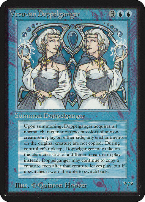 Vesuvan Doppelganger - Limited Edition Alpha Rare Card