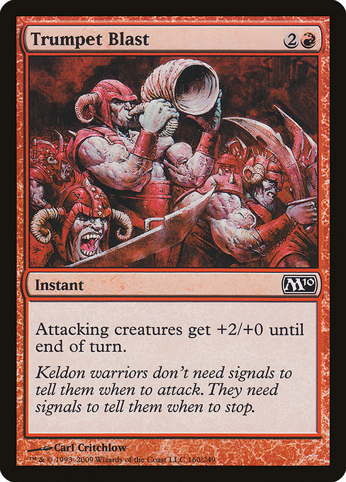 Trumpet Blast - Magic 2010 Common Card