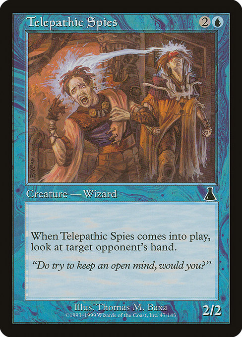 Telepathic Spies - Urza's Destiny Common Card