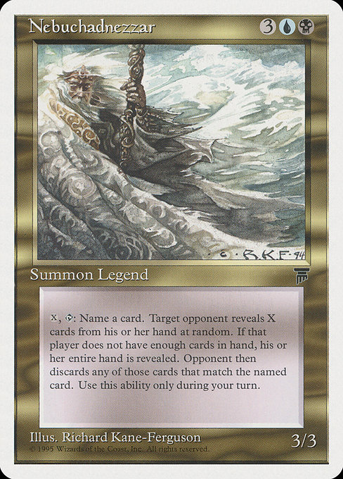 Nebuchadnezzar - Chronicles Rare Card