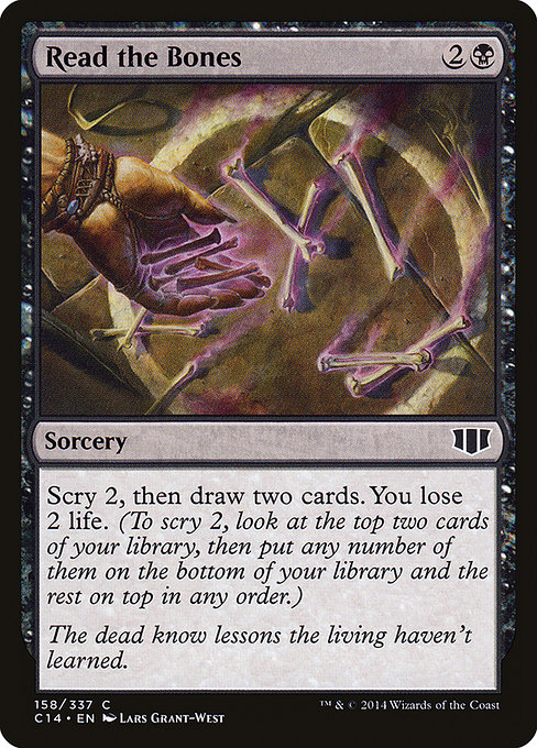 Read the Bones - Commander 2014 Common Card