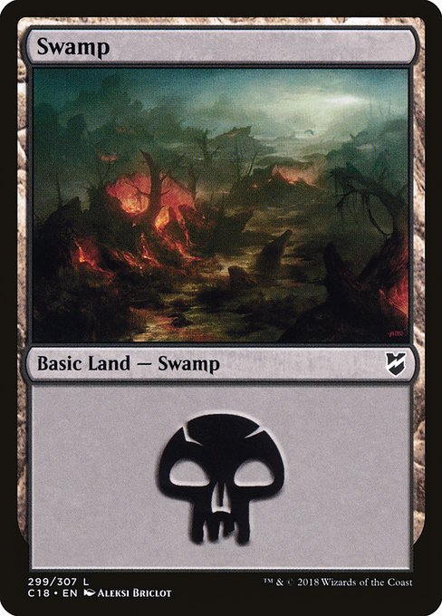 Swamp - Commander 2018 Common Card