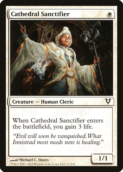 Cathedral Sanctifier - Avacyn Restored Common Card