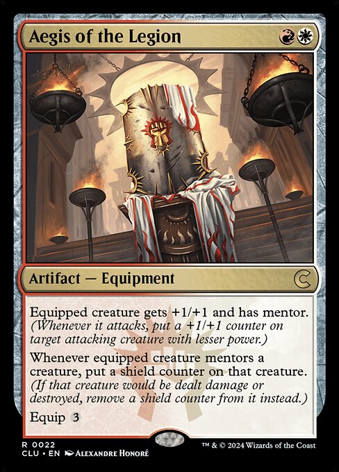 Aegis of the Legion - Ravnica: Clue Edition Rare Card