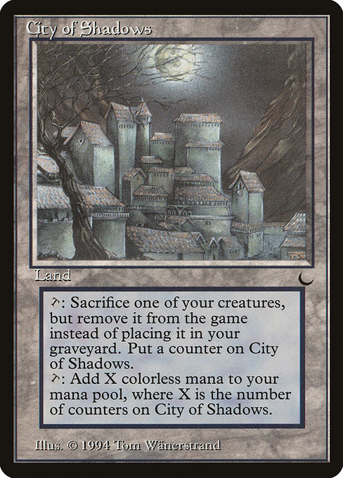 City of Shadows - The Dark Rare Card