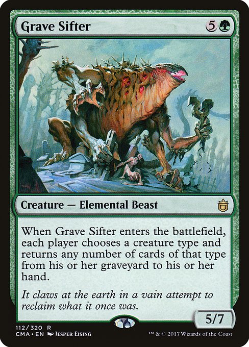 Grave Sifter - Commander Anthology Rare Card