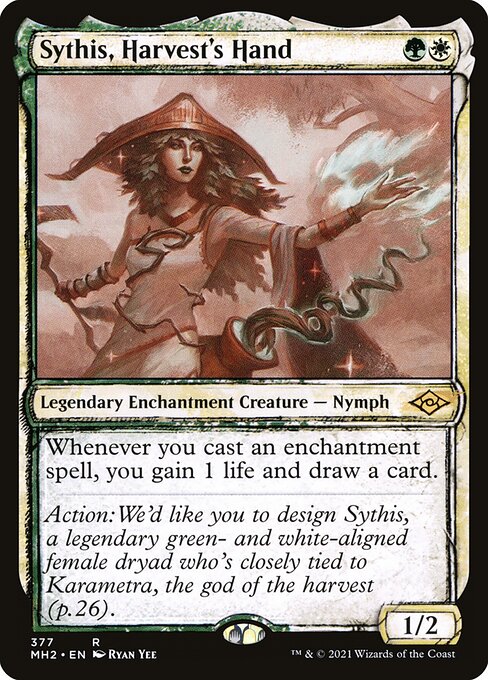 Sythis, Harvest's Hand - Modern Horizons 2 Rare Card