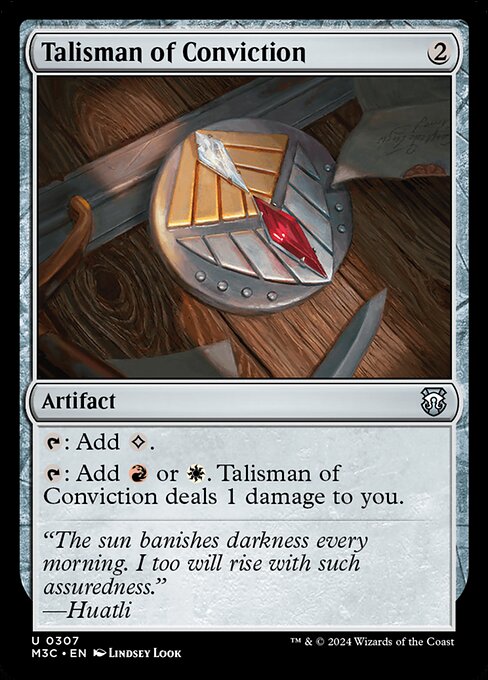 Talisman of Conviction - Modern Horizons 3 Commander Uncommon Card
