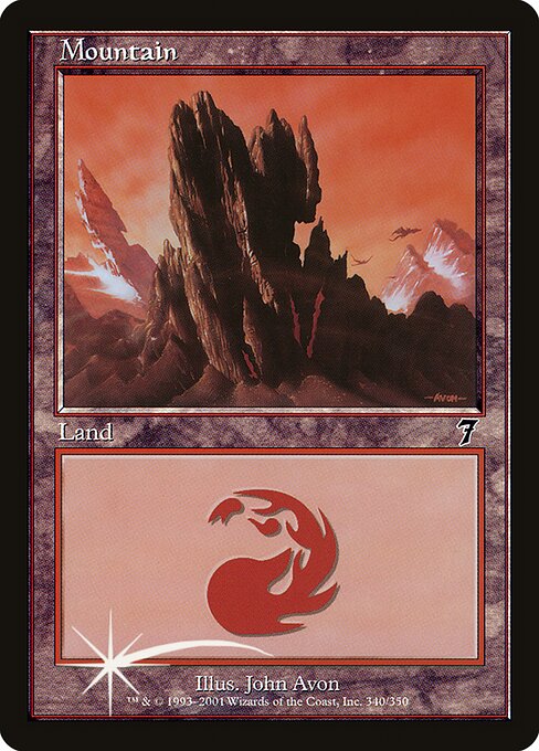 Mountain - Seventh Edition Common Card
