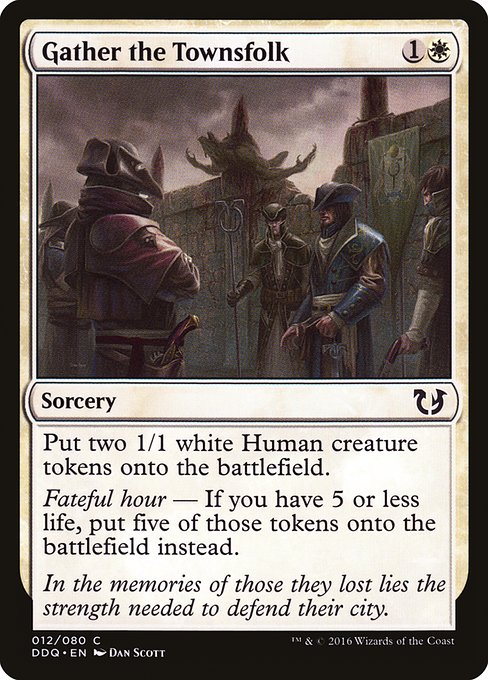 Gather the Townsfolk - Duel Decks: Blessed vs. Cursed Common Card