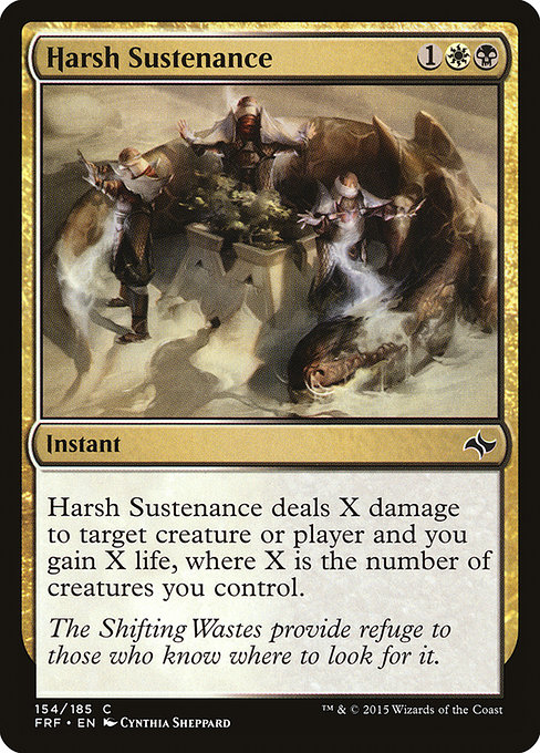 Harsh Sustenance - Fate Reforged Common Card