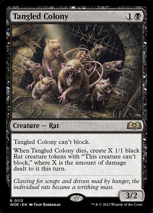 Tangled Colony - Wilds of Eldraine Rare Card