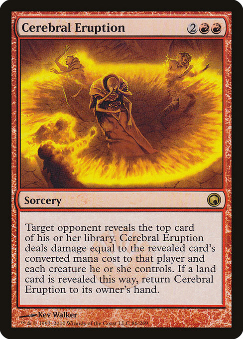 Cerebral Eruption - Scars of Mirrodin Rare Card
