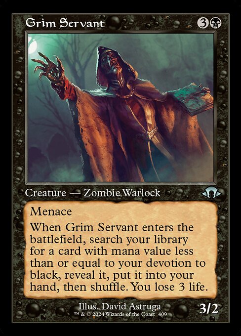 Grim Servant - Modern Horizons 3 Uncommon Card