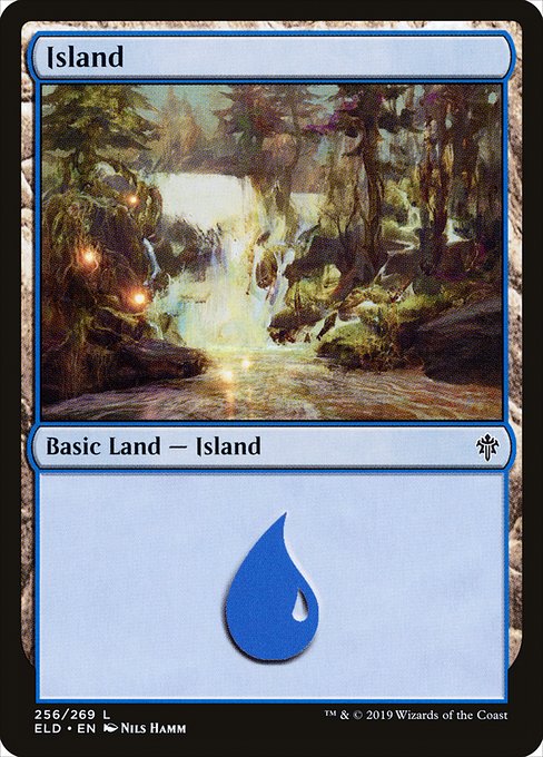 Island - Throne of Eldraine Common Card