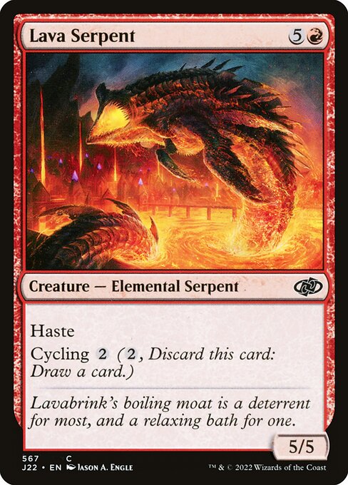 Lava Serpent - Jumpstart 2022 Common Card