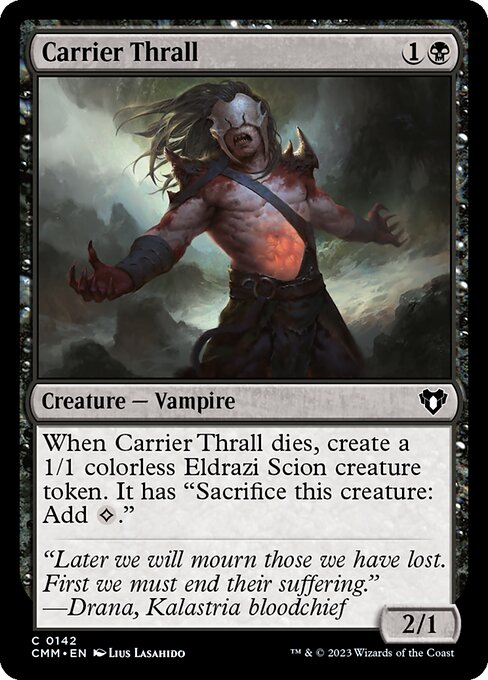 Carrier Thrall - Commander Masters Common Card