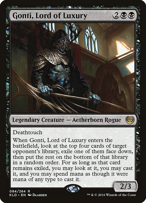 Gonti, Lord of Luxury - Kaladesh Rare Card