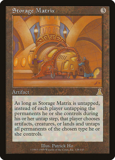 Storage Matrix - Urza's Destiny Rare Card