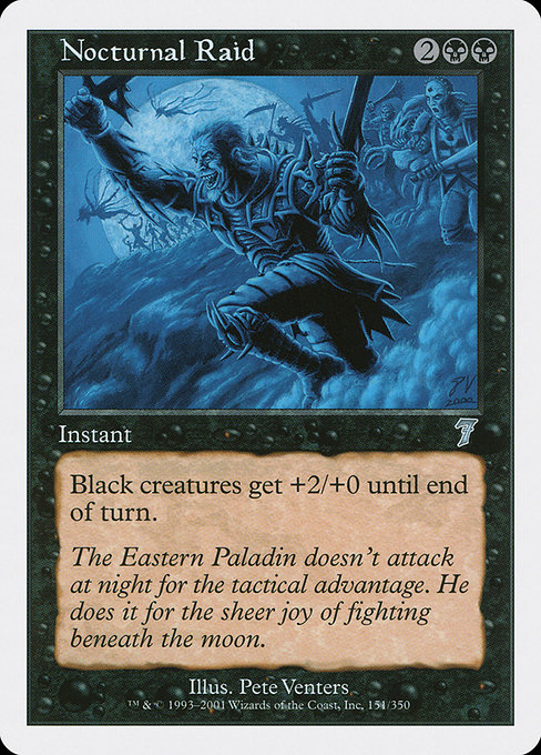 Nocturnal Raid - Seventh Edition Uncommon Card