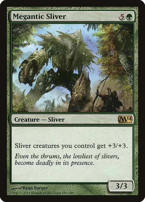 Megantic Sliver - Magic 2014 Rare Card