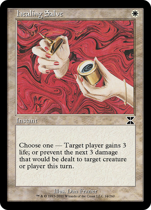 Healing Salve - Masters Edition IV Common Card